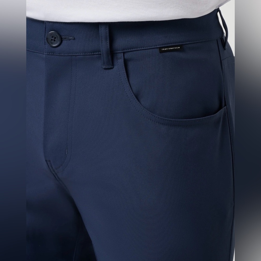 Men’s Travis Mathew Level Up Slim Fit Golf Pants. 34x32 - Picture 3 of 7